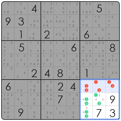 sudoku with auto candidate